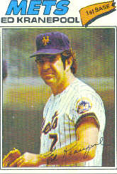 1977 Topps Baseball Cards      201     Ed Kranepool